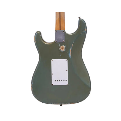 Fender Custom Shop Limited Edition 1954 Stratocaster – Masterbuilt by Paul Waller (Faded Blue Agave Relic) – Vintage ’54 Strat, Handcrafted by Master Builder Electric Guitars Fender Art of Guitar