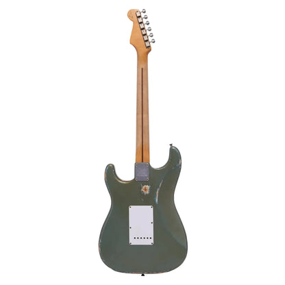 Fender Custom Shop Limited Edition 1954 Stratocaster – Masterbuilt by Paul Waller (Faded Blue Agave Relic) – Vintage ’54 Strat, Handcrafted by Master Builder Electric Guitars Fender Art of Guitar