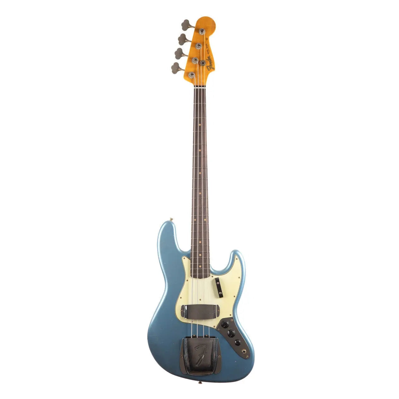 Fender Custom Shop Limited Edition 1964 Jazz Bass Journeyman Relic - Aged Lake Placid Blue Bass Guitars Fender Art of Guitar