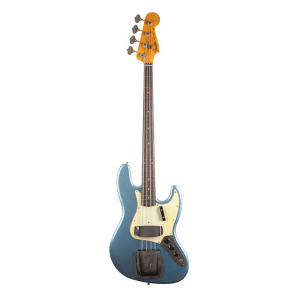 Fender Custom Shop Limited Edition 1964 Jazz Bass Journeyman Relic - Aged Lake Placid Blue Bass Guitars Fender Art of Guitar