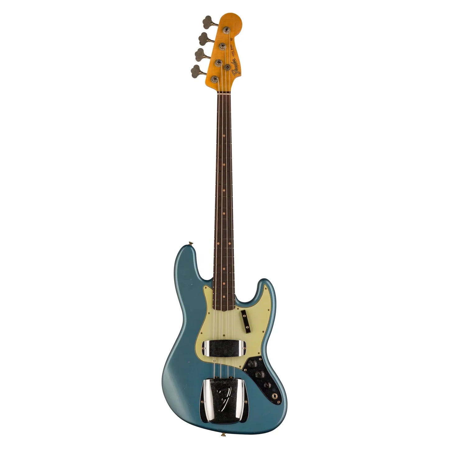 Fender Custom Shop Limited Edition 1964 Jazz Bass – Aged Lake Placid Blue, Journeyman Relic – Hand-Wound Vintage Pickups, Collector-Grade Bass Guitars Fender Art of Guitar