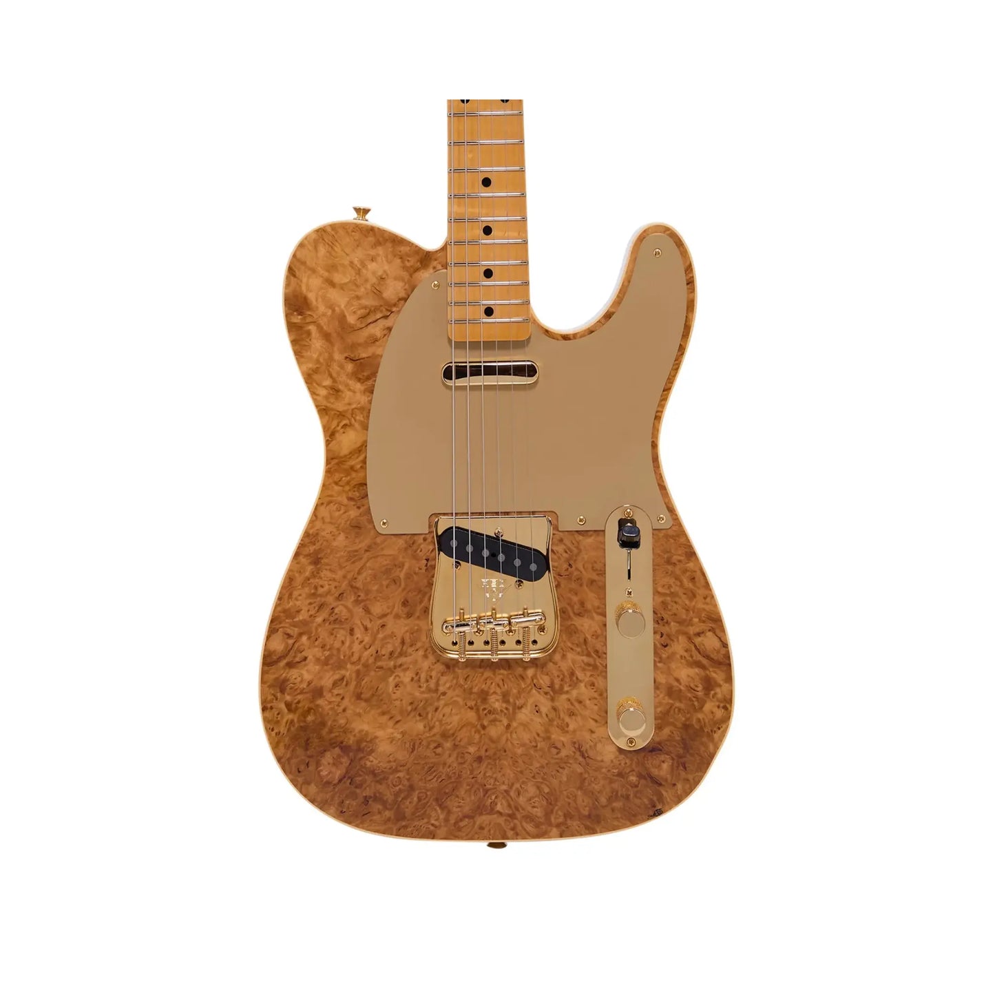 Fender Custom Shop Limited Edition ’60s Telecaster NOS – Maple Flame Burl Aged Natural – Hand-Wound Twisted Tele Pickups, Collector-Grade Electric Guitars Fender Art of Guitar