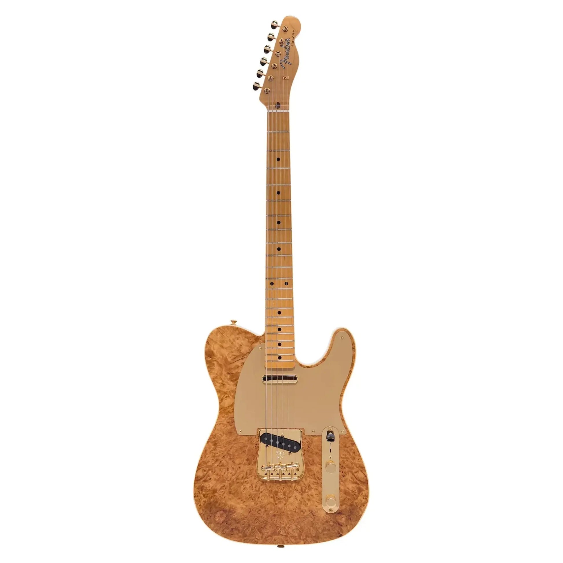 Fender Custom Shop Limited Edition ’60s Telecaster NOS – Maple Flame Burl Aged Natural – Hand-Wound Twisted Tele Pickups, Collector-Grade Electric Guitars Fender Art of Guitar