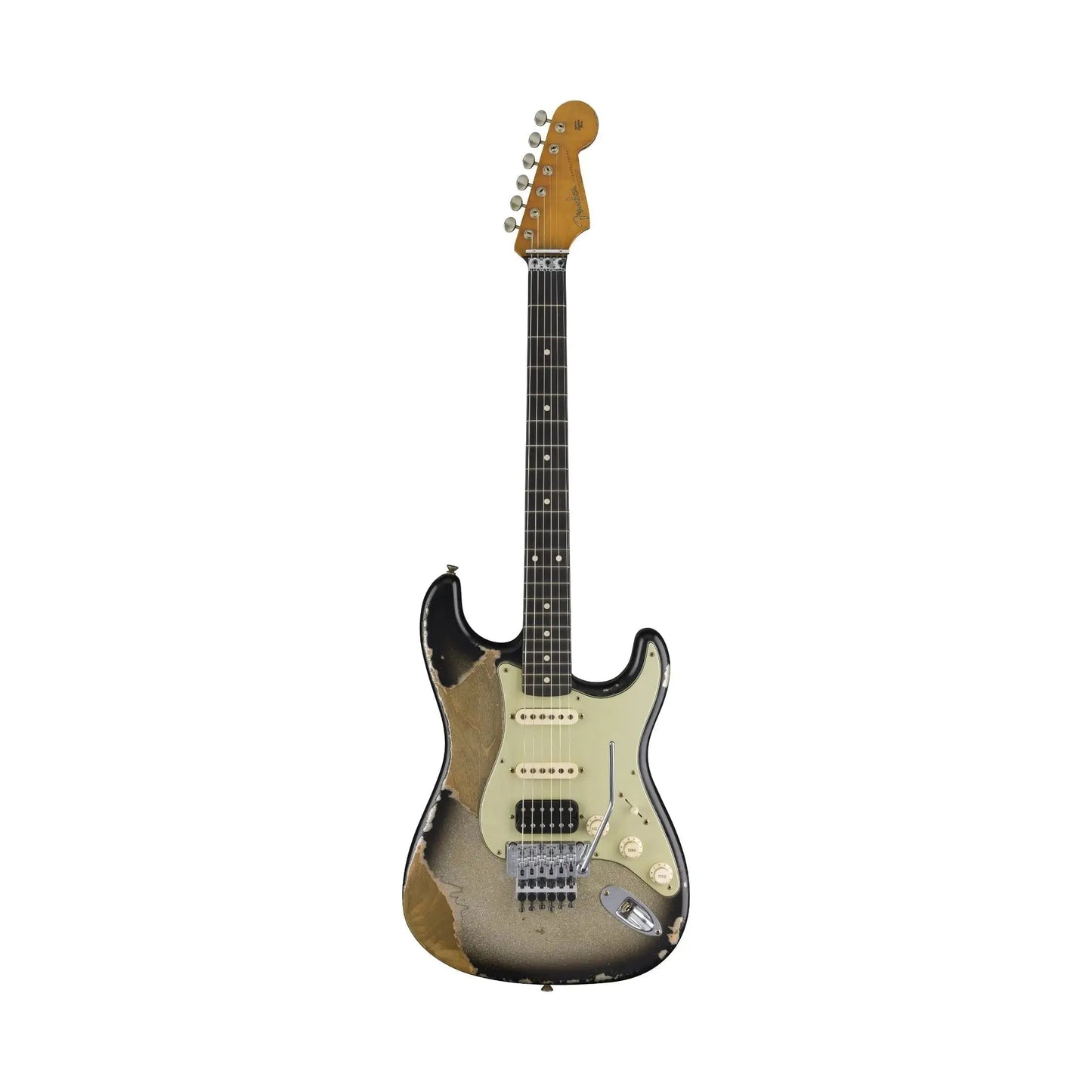 Fender Custom Shop '60s Stratocaster Heavy Relic Silver Sparkle Burst Masterbuilt Andy Hicks Electric Guitar Fender Art of Guitar