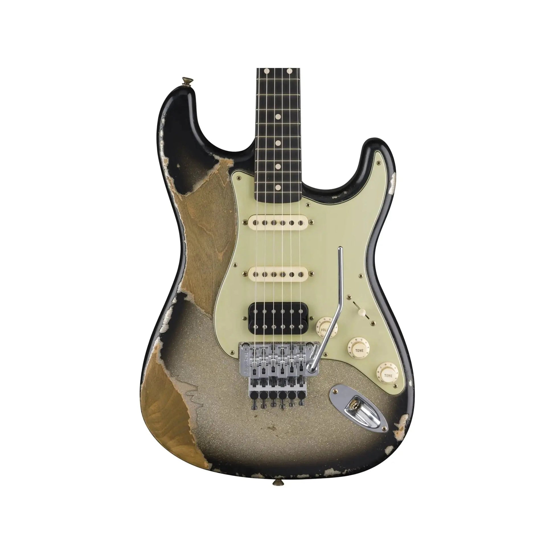 Fender Custom Shop '60s Stratocaster Heavy Relic Silver Sparkle Burst Masterbuilt Andy Hicks Electric Guitar Fender Art of Guitar