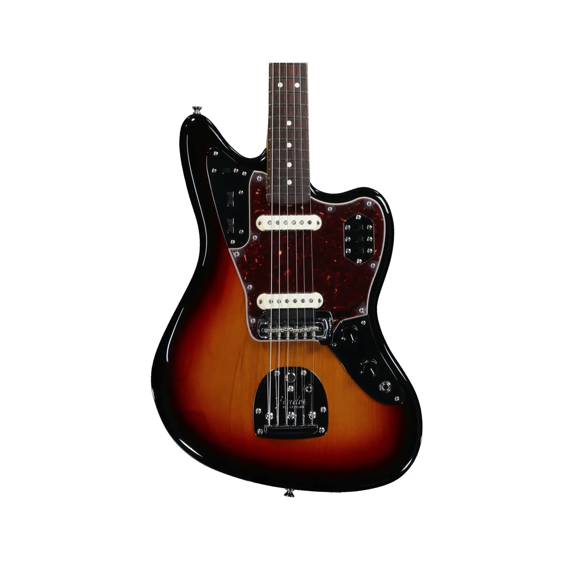 Fender Jaguar Vintage '62 Reissue, Alnico Single-Coil Pickups Electric Guitar - 3-Tone Sunburst Electric Guitars Fender Art of Guitar