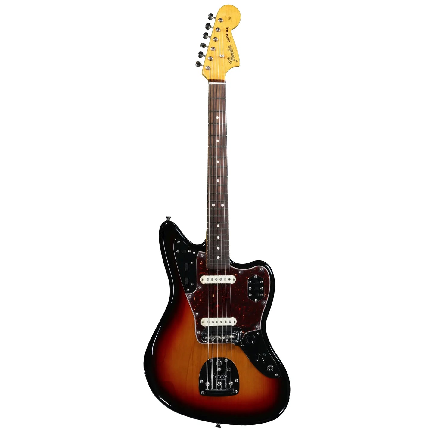 Fender Jaguar Vintage '62 Reissue, Alnico Single-Coil Pickups Electric Guitar - 3-Tone Sunburst Electric Guitars Fender Art of Guitar