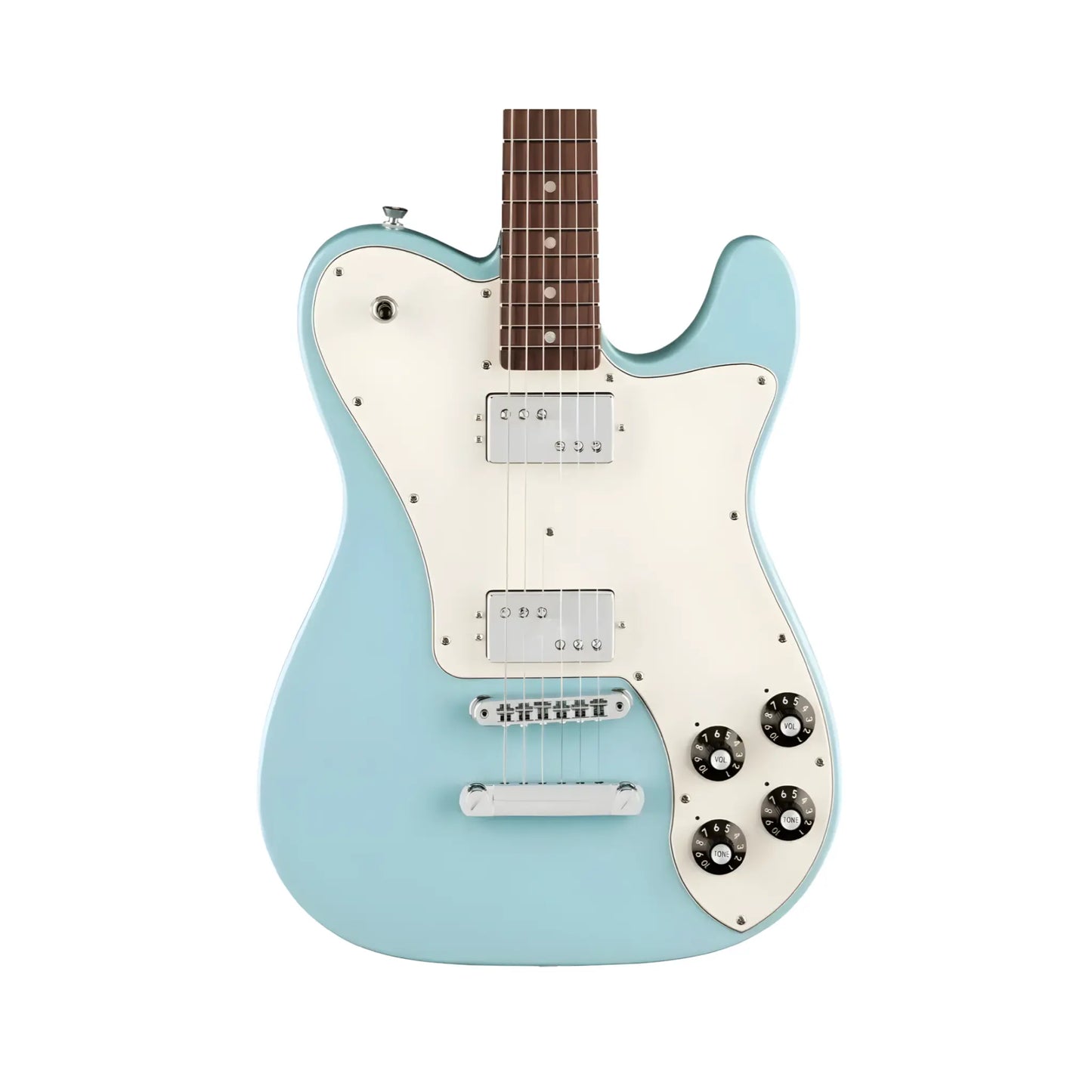 Fender Kingfish Delta Day Telecaster Deluxe, Rosewood Fingerboard, Daphne Blue Electric Guitars Fender Art of Guitar