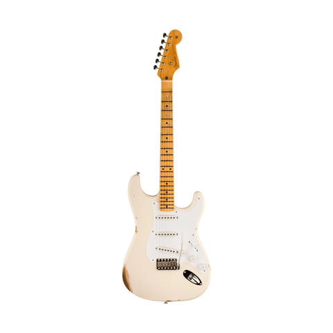 Fender Limited Edition Fat 1954 Stratocaster® Relic® Closet Classic Aged Arctic White  Art of Guitar Art of Guitar