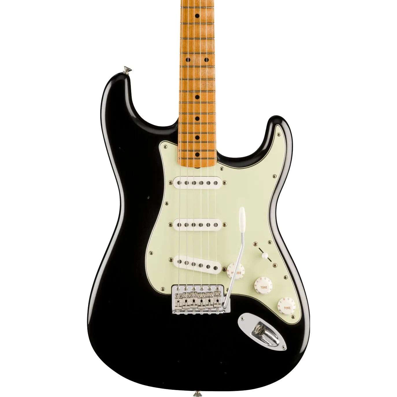 Fender Limited Edition Vintera II Road Worn® '60s Stratocaster, Maple Fingerboard, Black Electric Guitar Fender Art of Guitar