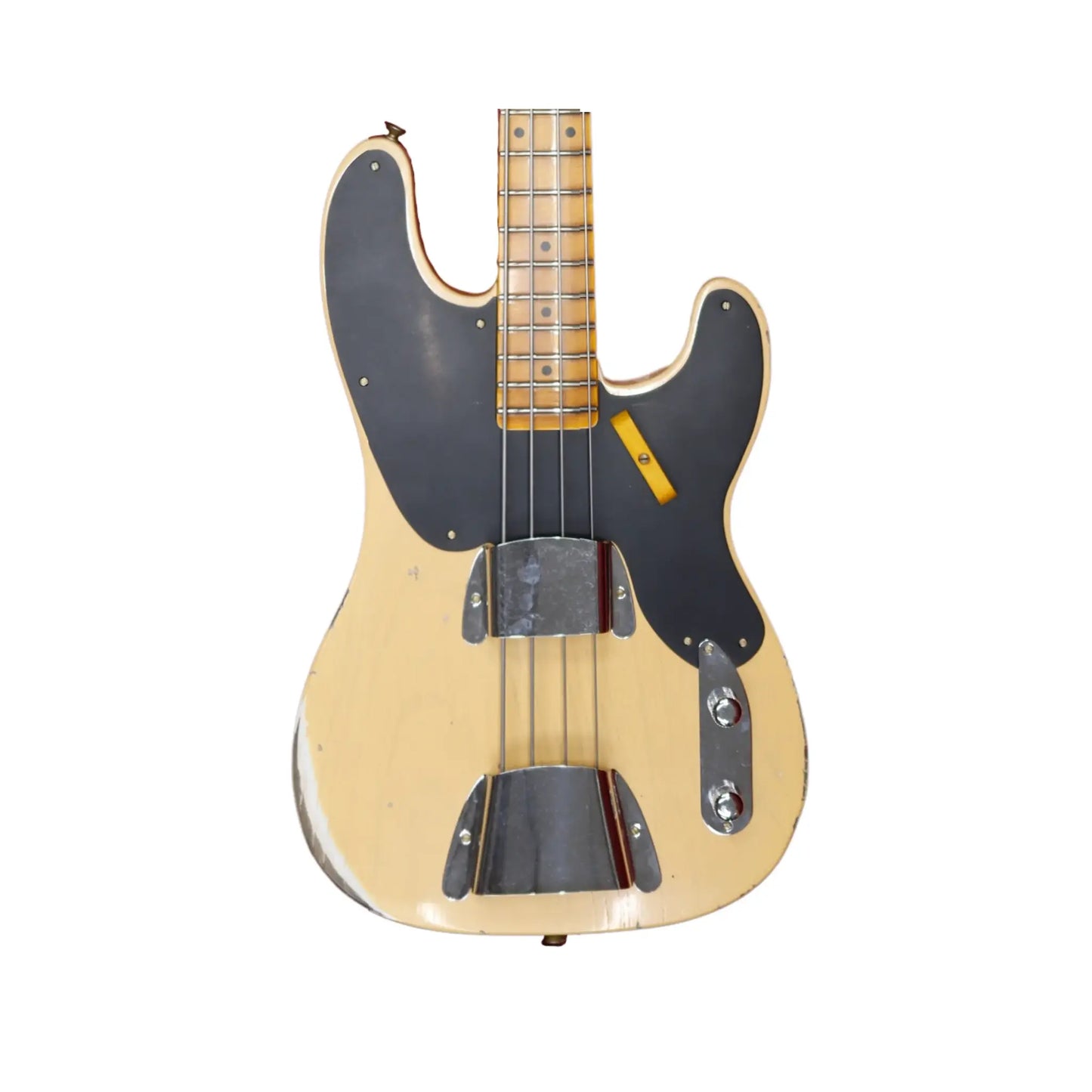 Fender NAMM 2026 Custom Shop 1951 Nocaster Relic Precision Bass - Super Aged Blonde Bass Guitars Fender Art of Guitar