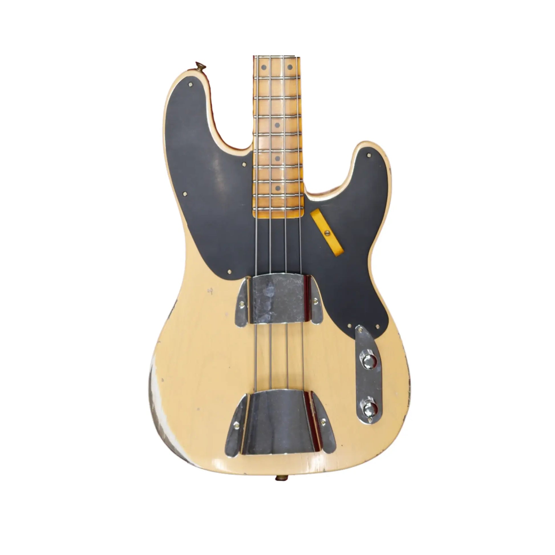 Fender NAMM 2026 Custom Shop 1951 Nocaster Relic Precision Bass - Super Aged Blonde Bass Guitars Fender Art of Guitar