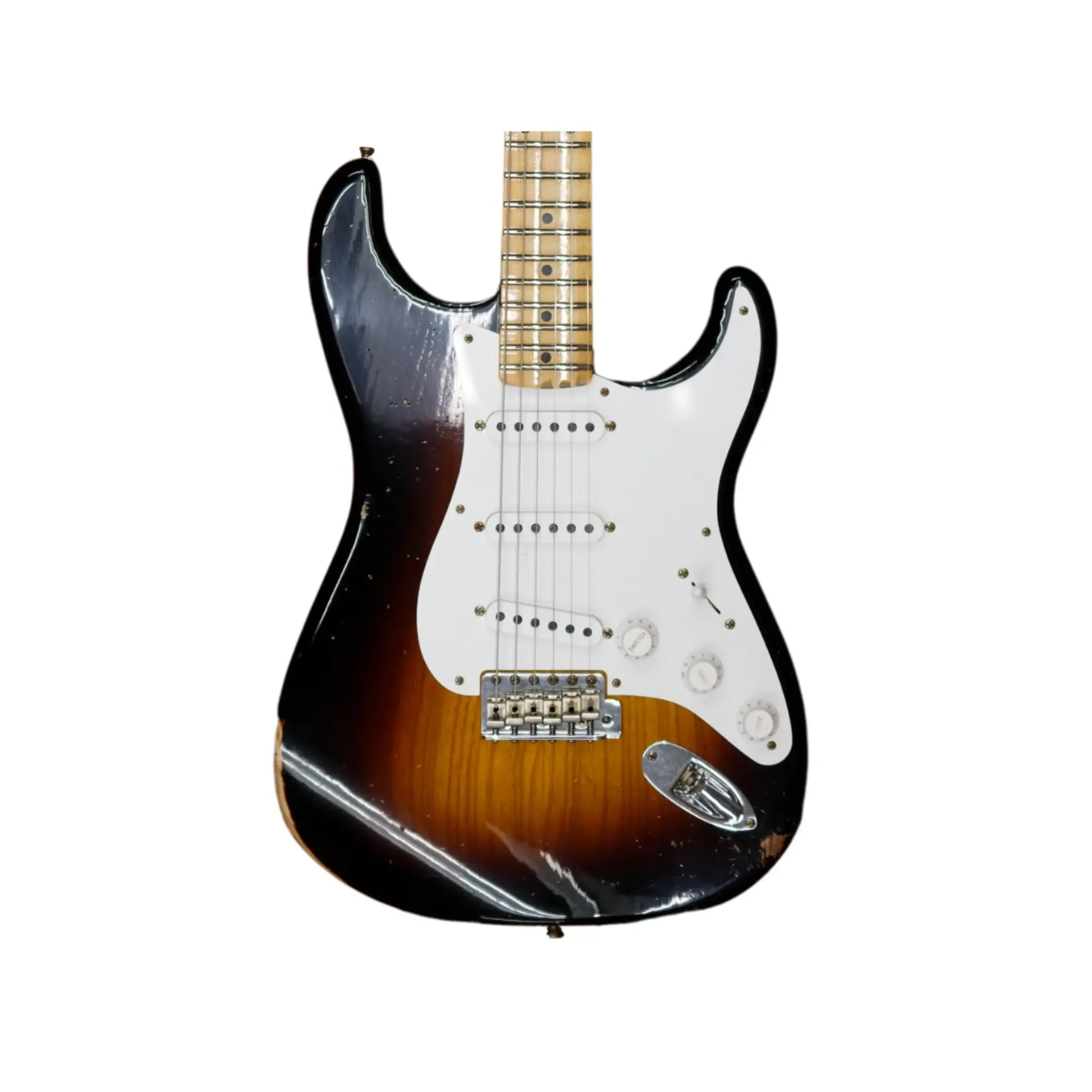 Fender NAMM 2026 Custom Shop 1958 Stratocaster Electric Guitar - Wide Fade 2-Tone Sunburst, Relic Electric Guitars Fender Art of Guitar