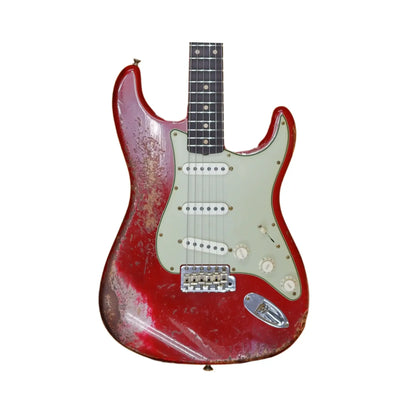 Fender NAMM 2026 Custom Shop '62/'63 Stratocaster Electric Guitar - Dakota Red, Super Heavy Relic Electric Guitars Fender Art of Guitar