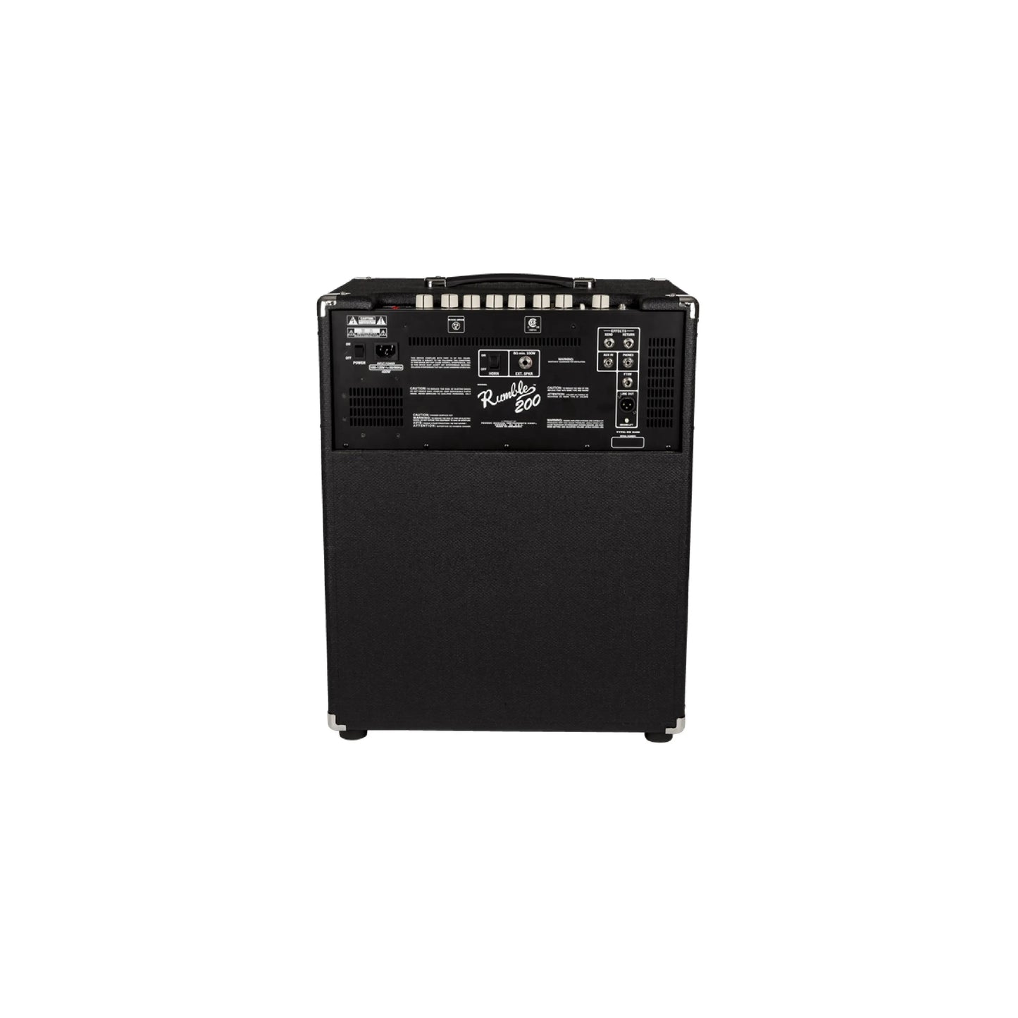 Fender Rumble 200 (V3), Black/Silver Bass Amplifiers Fender Art of Guitar