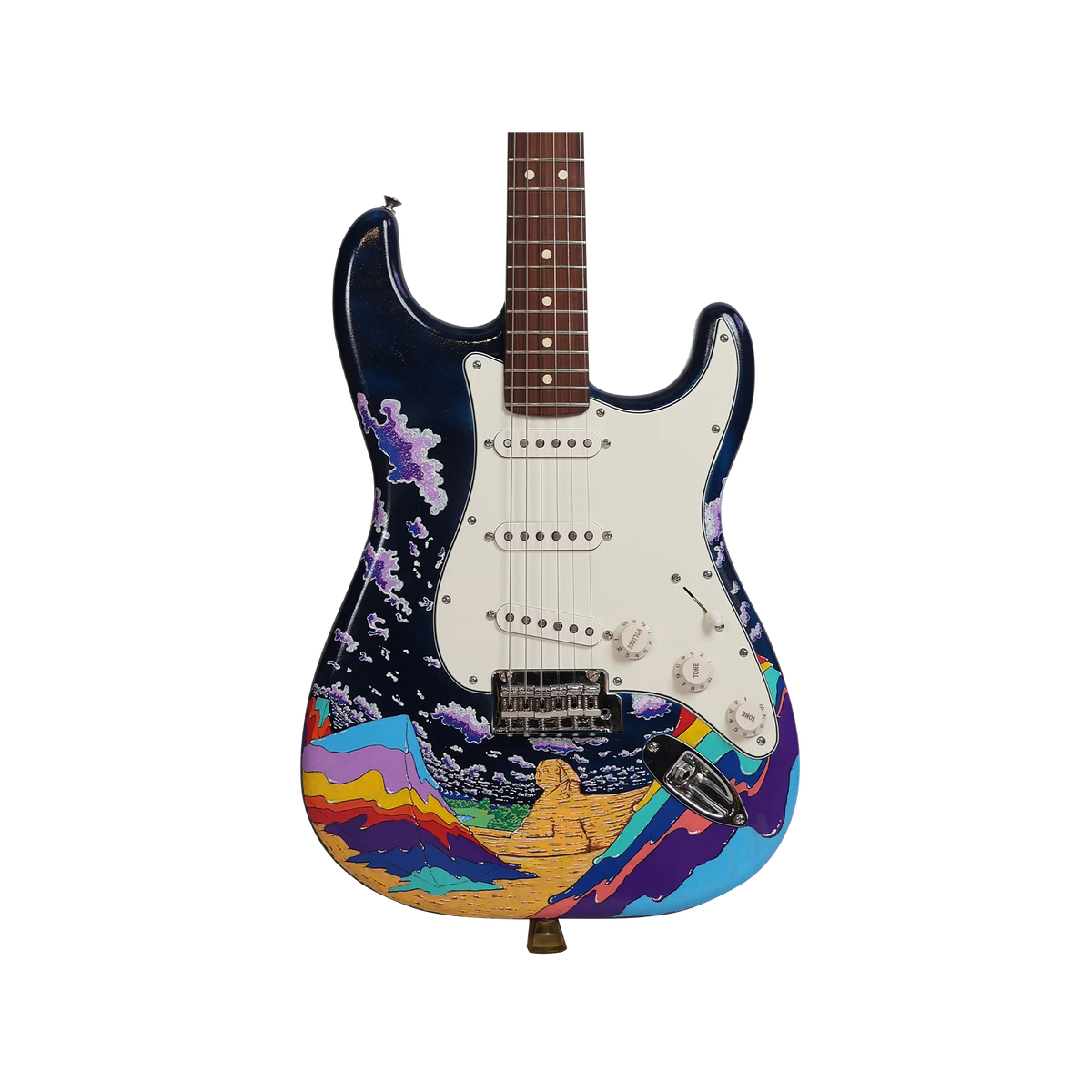 Fender Stratocaster Made-in-Mexico Hand Painted - Art of Guitar Fender Stratocaster Made-in-Mexico Hand Painted - Art of Guitar