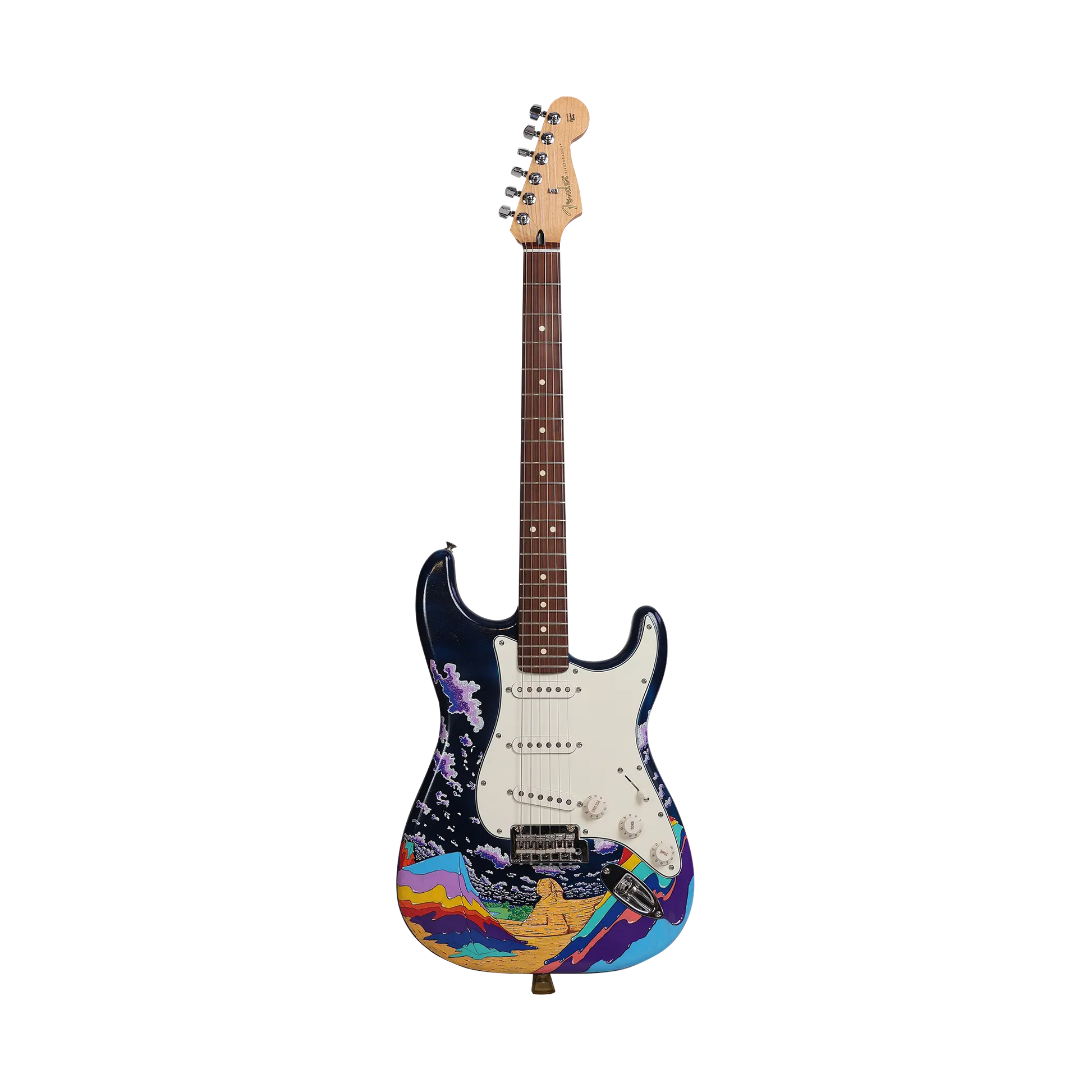 Fender Stratocaster Made-in-Mexico Hand Painted - Art of Guitar Fender Stratocaster Made-in-Mexico Hand Painted - Art of Guitar