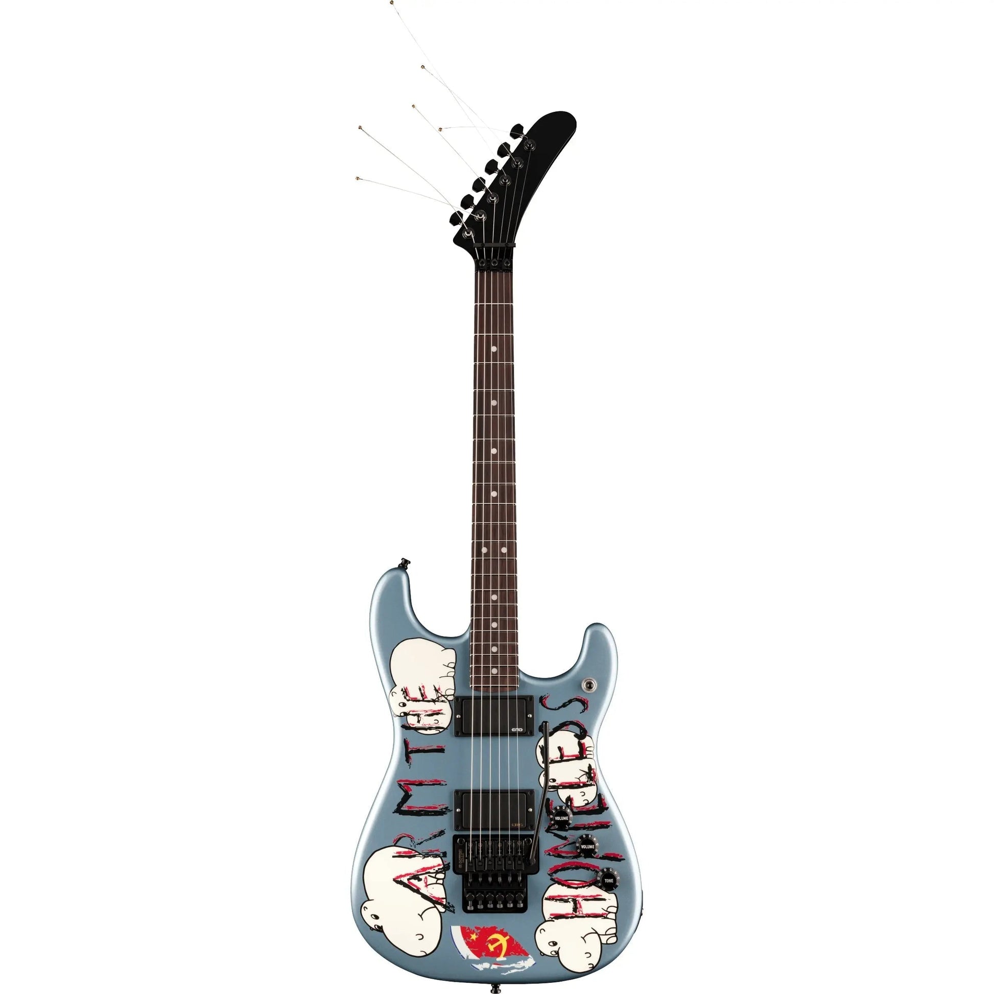 Fender Tom Morello "Arm The Homeless", Rosewood Fingerboard, Blue Ice Metallic Electric Guitars Fender Art of Guitar