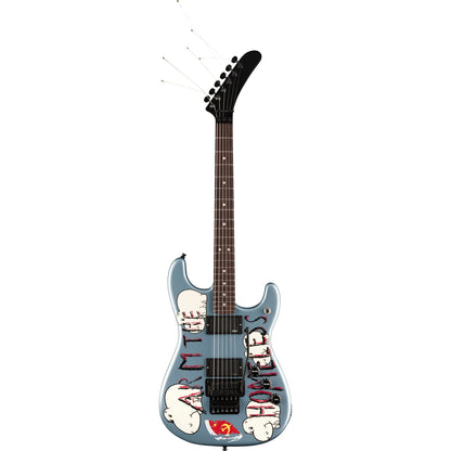 Fender Tom Morello "Arm The Homeless", Rosewood Fingerboard, Blue Ice Metallic Electric Guitars Fender Art of Guitar