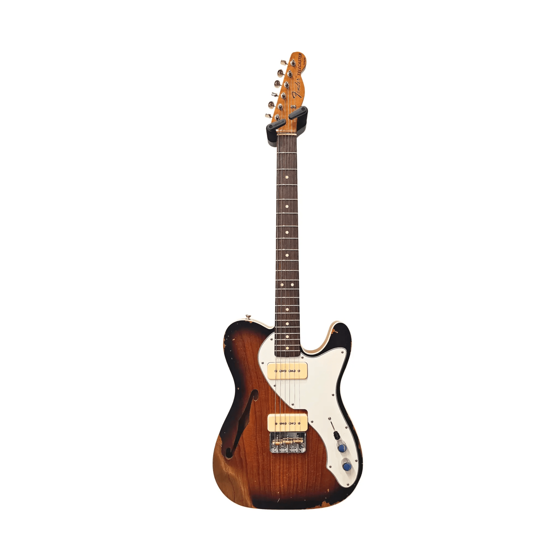 Fender Telecaster Thinline 2T Sunburst Heavy Relic – Custom Shop Wildwood 10 (2019)(Pre-Owned) Electric Guitars Fender Art of Guitar
