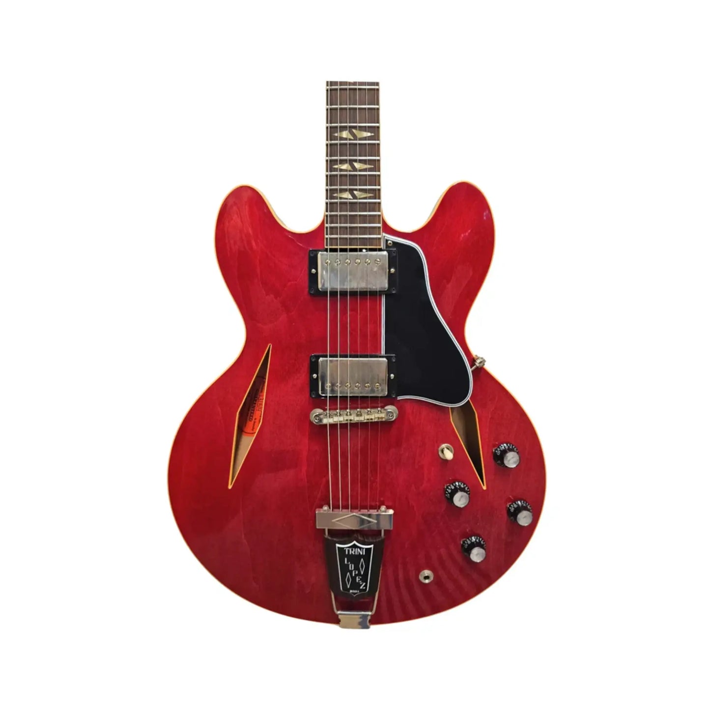 Gibson 1964 Hollowbody Trini Lopez Standard, Custombucker Alnico 3 - Cherry - (Re-Loved) Electric Guitars Gibson Art of Guitar