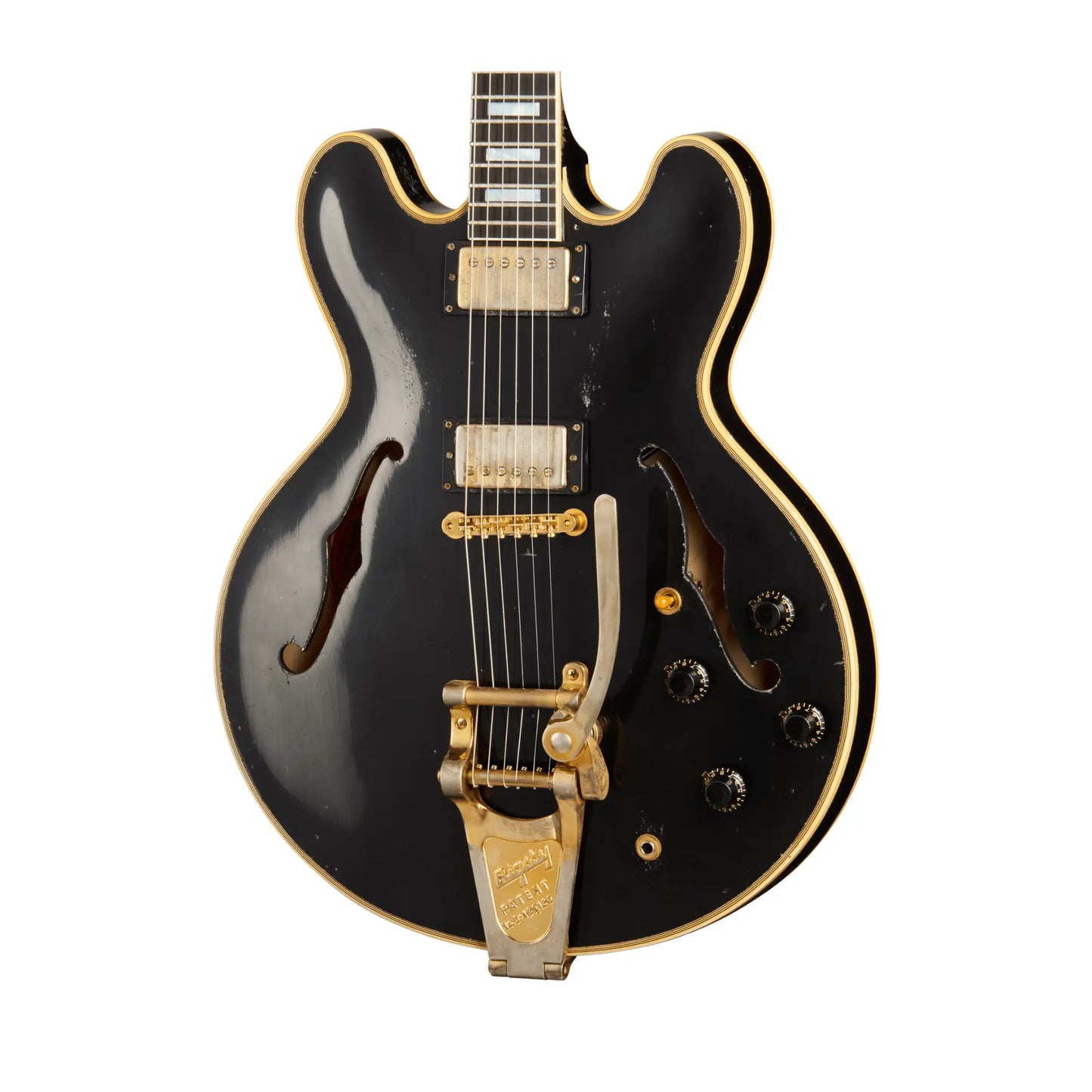 Gibson Custom Keith Richards 1960 ES-355 Collector’s Edition, Signed Label, Ebony Electric Guitars Gibson Art of Guitar