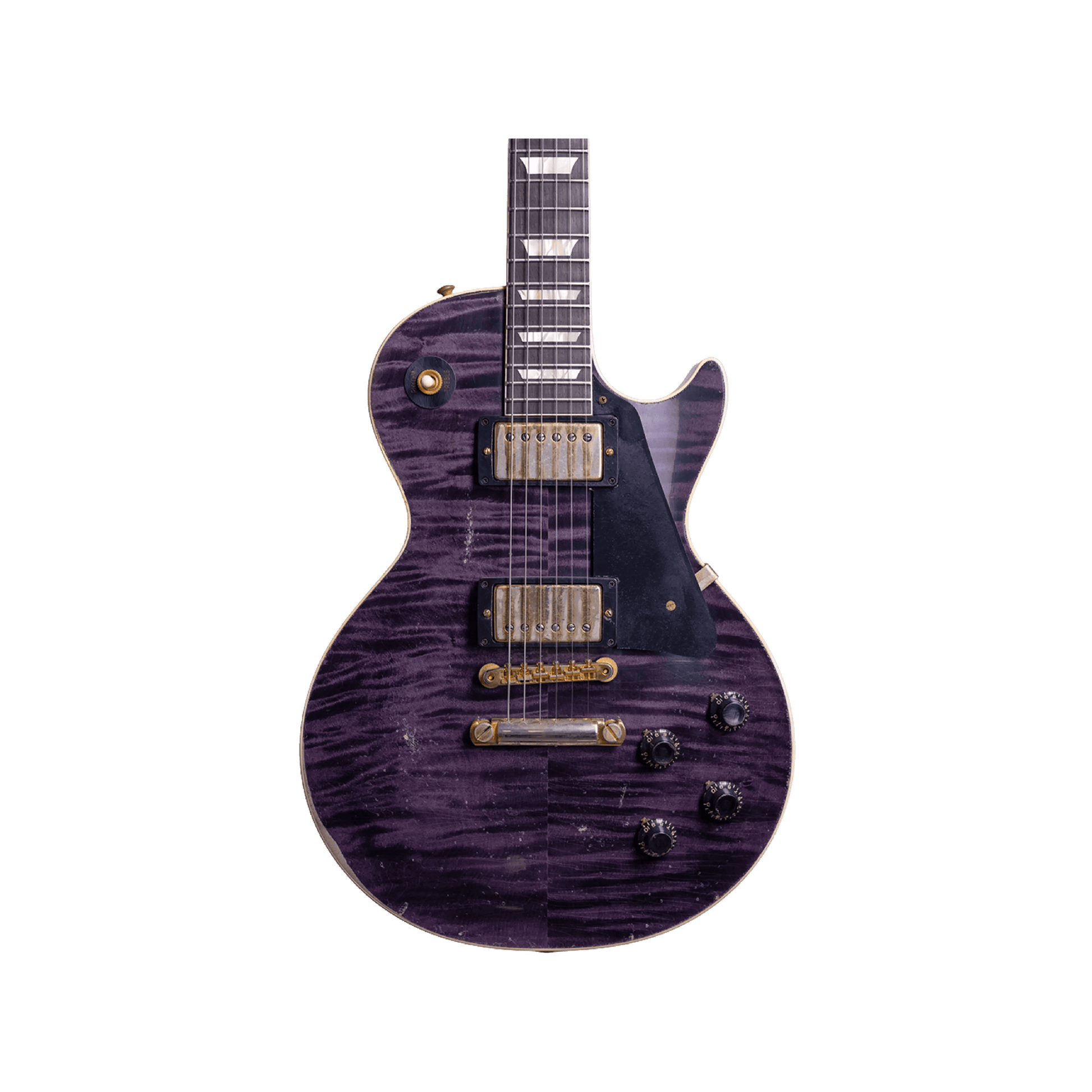 Gibson Custom Shop 1959 Les Paul Standard Reissue – Purple Tiger, Murphy Lab Heavy Aged, Gold Hardware Electric Guitars Gibson Art of Guitar