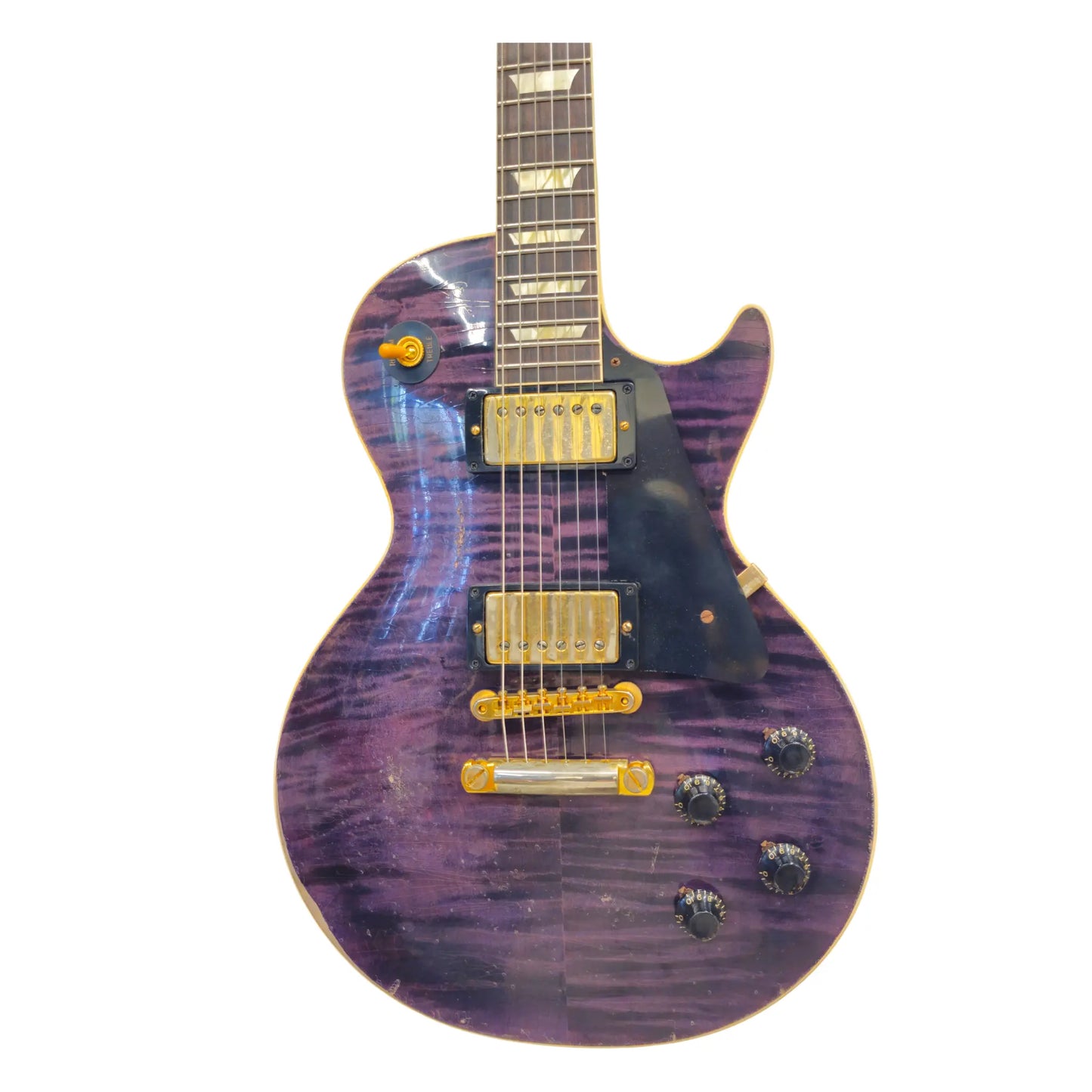 Gibson Custom Shop Dealer Select 1959 Les Paul Standard Reissue – Purple Tiger, Murphy Lab Heavy Aged, Gold Hardware Electric Guitars Gibson Art of Guitar