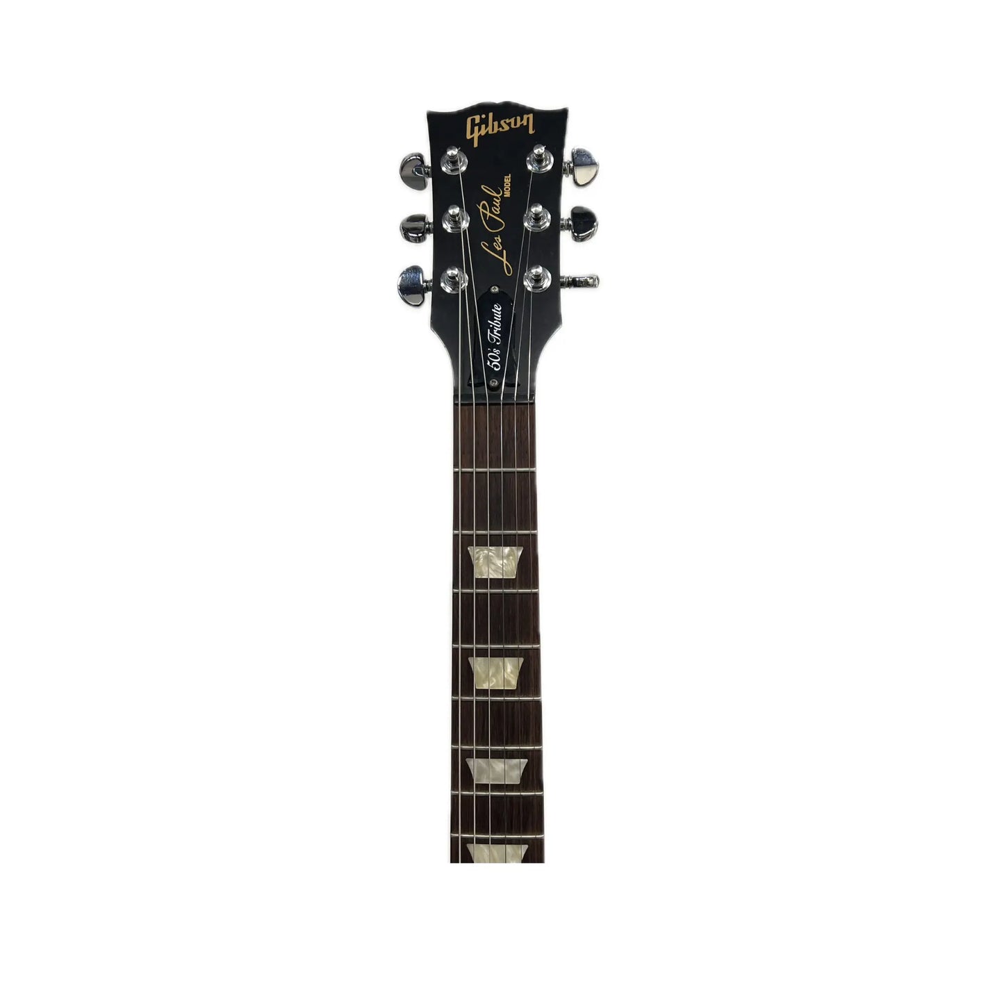 Gibson Les Paul 50s Tribute P-90 Alnico V Pickups, Ebony (Re-loved) Electric Guitars Gibson Art of Guitar