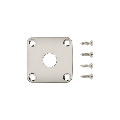 Gibson Metal Jack Plate (Nickel) Guitar Accessories Gibson Art of Guitar
