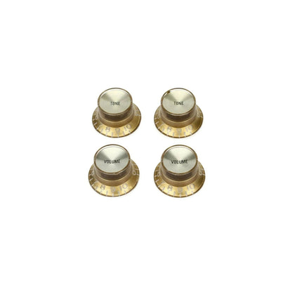 Gibson Top Hat Knobs w/ Gold Metal Insert, 4pcs. (Gold) Guitar Accessories Gibson Art of Guitar