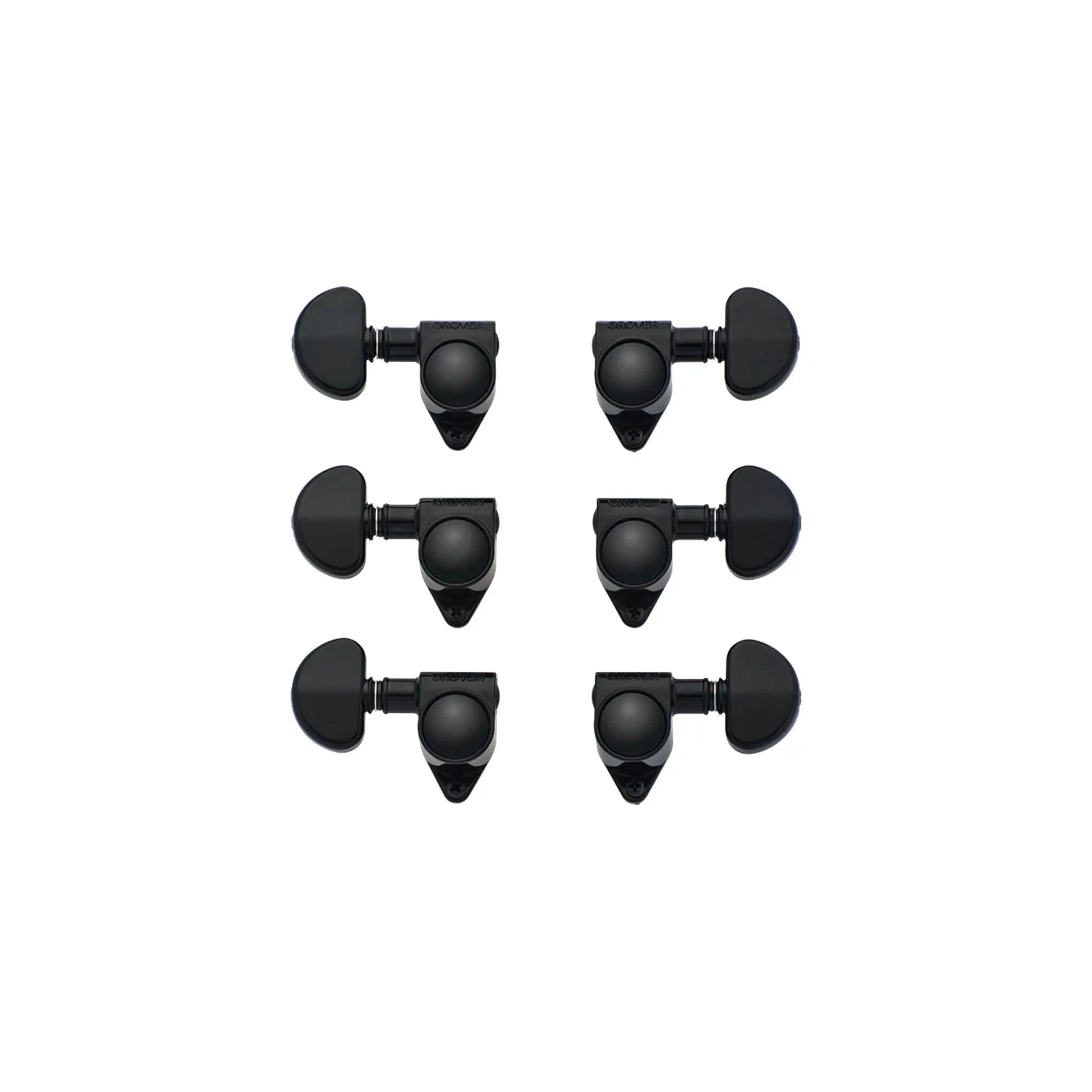 Grover Kidney Tuner Set (Black) guitar tuning peg grover Art of Guitar