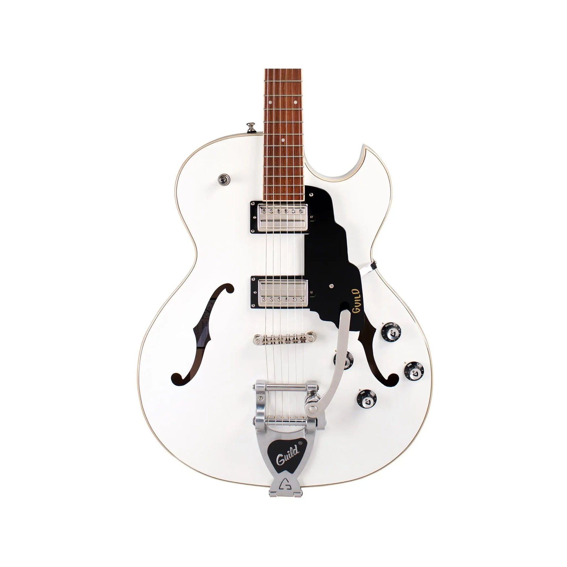 Guild Starfire I SC with Guild Vibrato Tailpiece Snowcrest White General Guild Art of Guitar