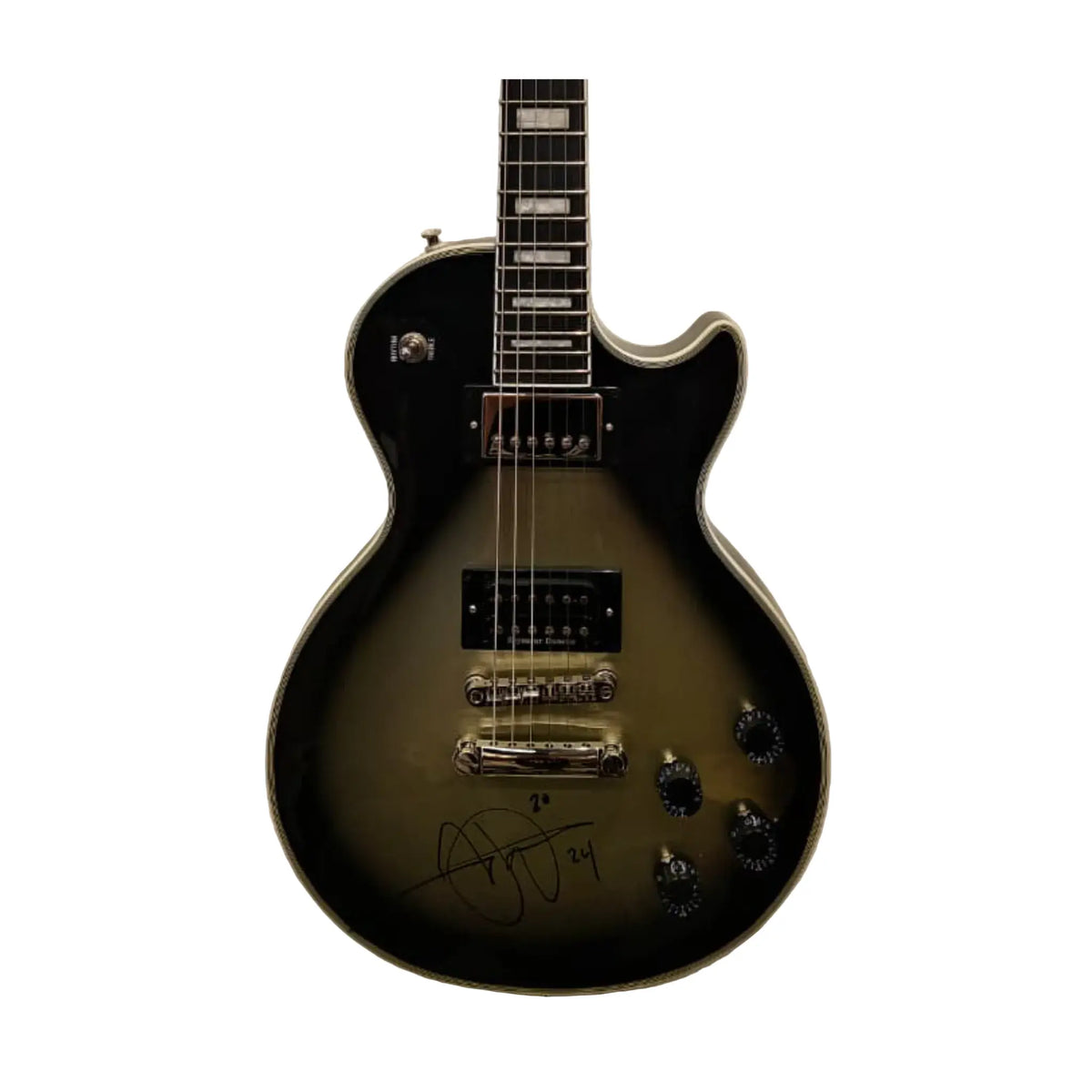 Hand Signed Adam Jones Les Paul Custom Art Collection - Korin Faught’s 'Sensation' Rare Guitar from the ‘Garage!’ Electric Guitars Epiphone Art of Guitar