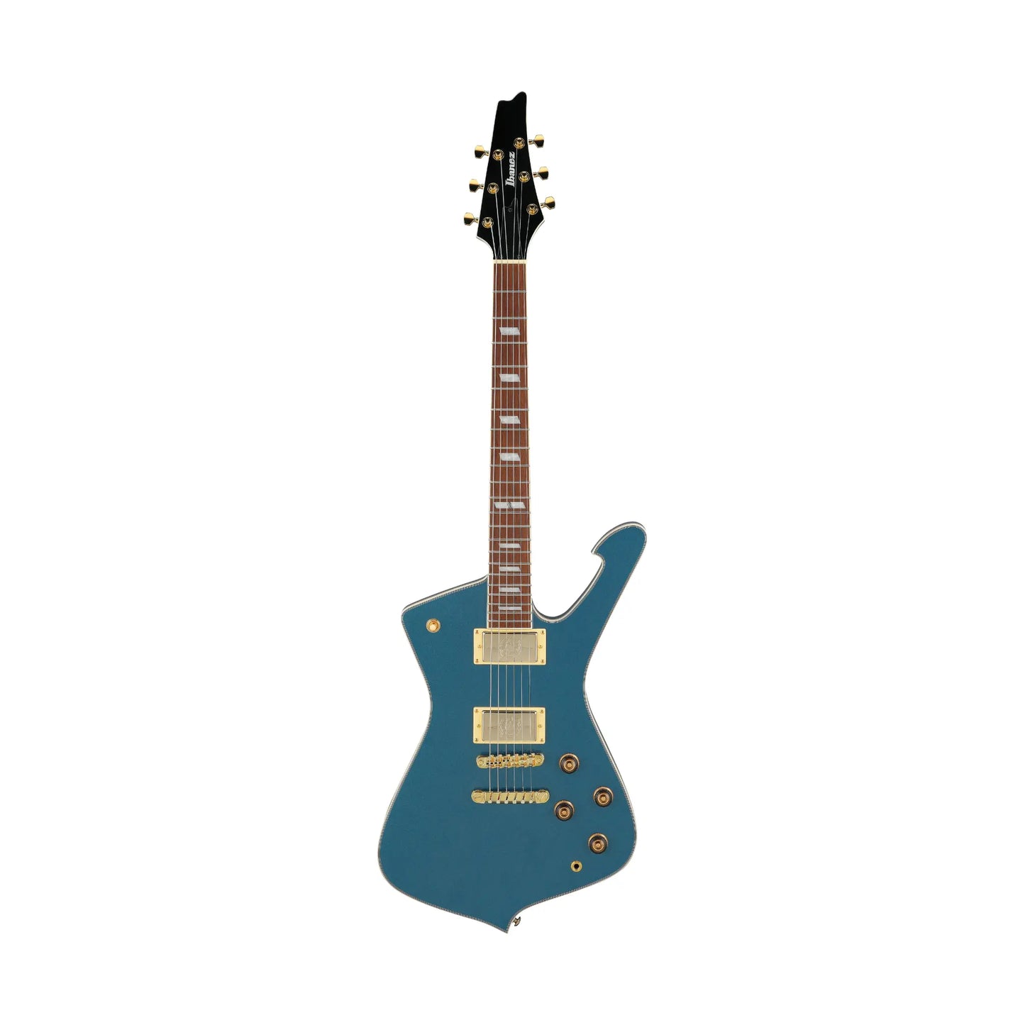 Ibanez Iceman IC420-ABM Electric Guitar - Antique Blue Metallic Electric Guitars Ibanez Art of Guitar