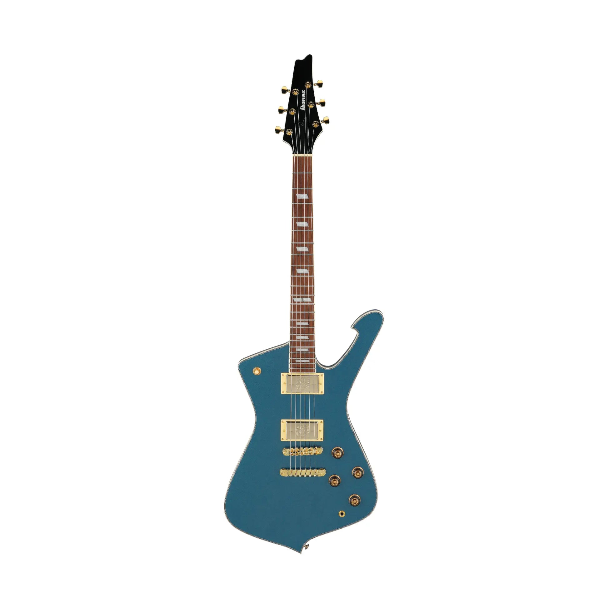 Ibanez Iceman IC420-ABM Electric Guitar - Antique Blue Metallic Electric Guitars Ibanez Art of Guitar