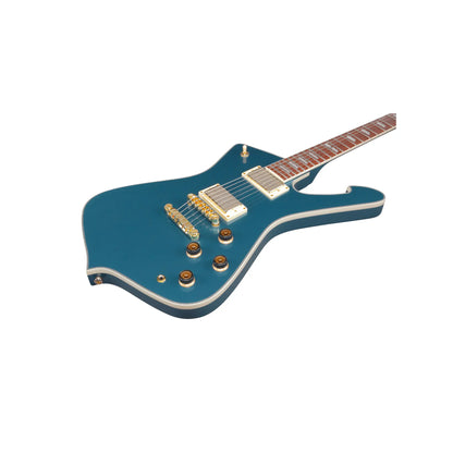 Ibanez Iceman IC420-ABM Electric Guitar - Antique Blue Metallic Electric Guitars Ibanez Art of Guitar