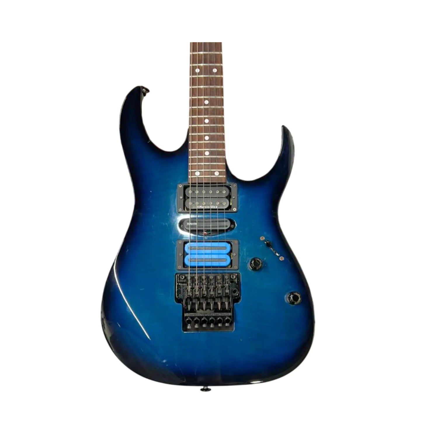 Ibanez RG570 Upgraded Pickup Transparent Blue (Re-loved) Electric Guitars Ibanez Art of Guitar