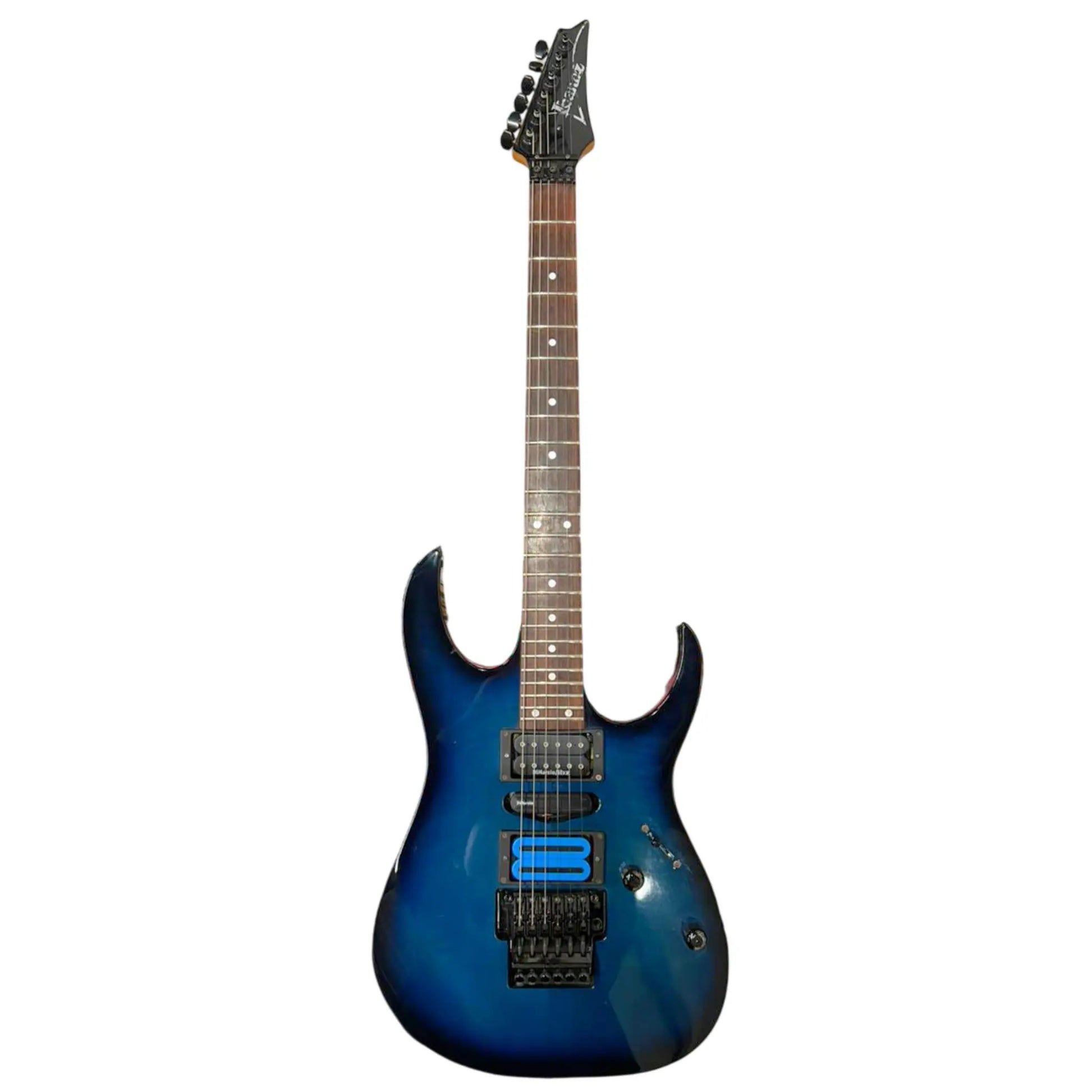 Ibanez RG570 Upgraded Pickup Transparent Blue (Re-loved) Electric Guitars Ibanez Art of Guitar