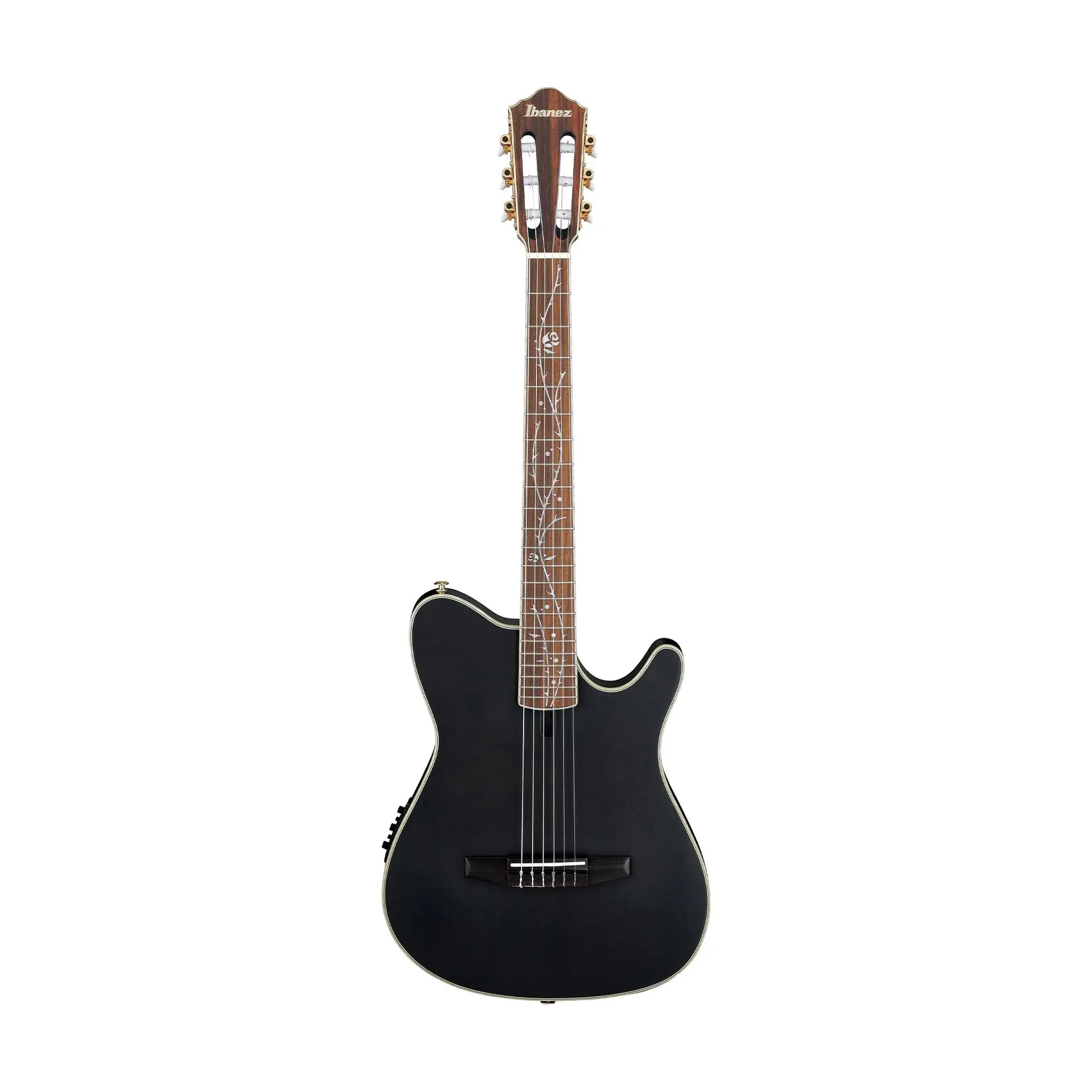 Ibanez TOD10N-TKF Tim Henson Signature Nylon Guitar - Transparent Black Flat -(2023) Classical Guitars Ibanez Art of Guitar