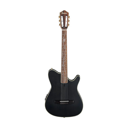 Ibanez TOD10N-TKF Tim Henson Signature Nylon Guitar - Transparent Black Flat -(2023) Classical Guitars Ibanez Art of Guitar