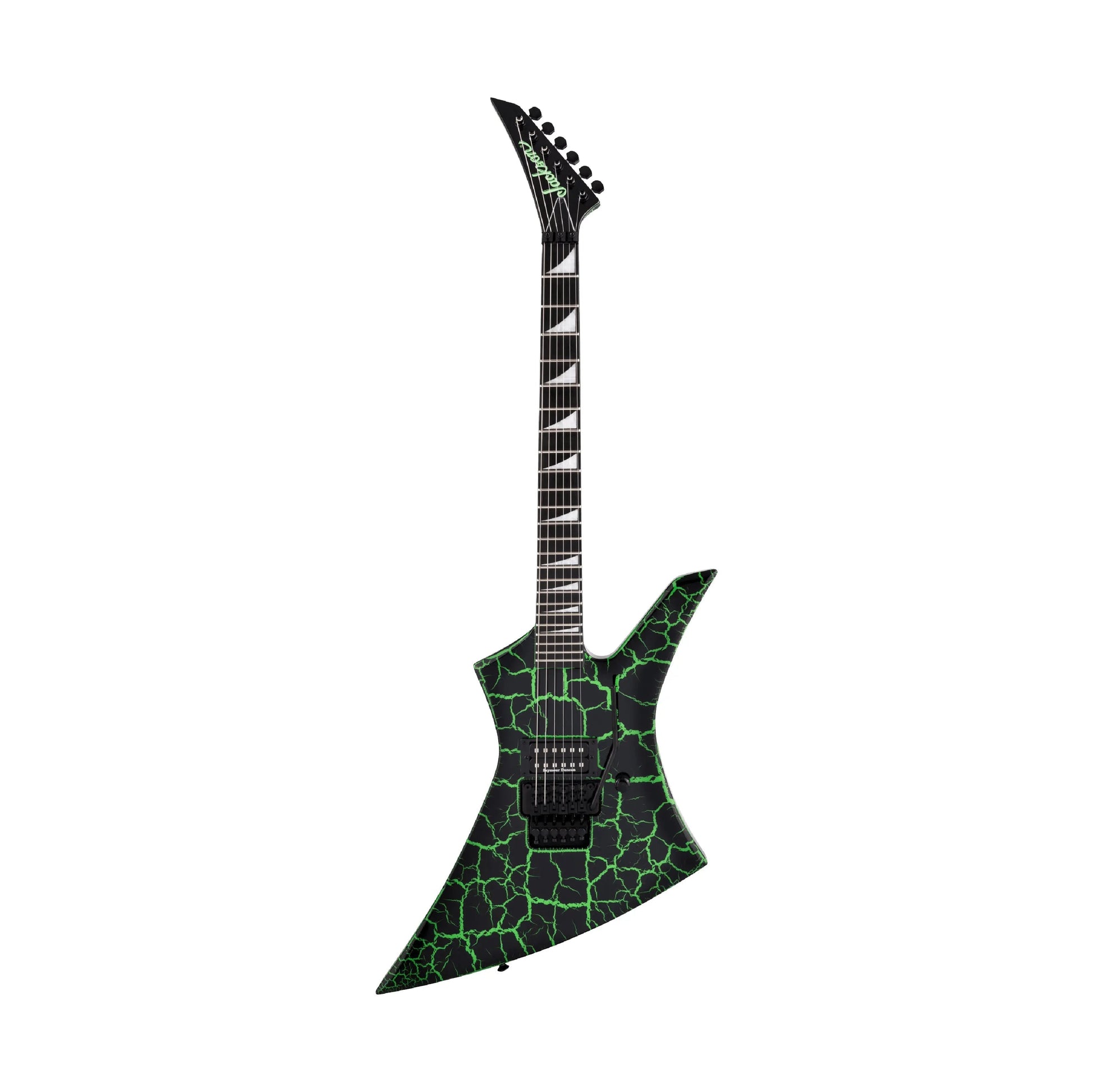 Jackson  Pro Series Signature Brandon Ellis Kelly™, Ebony Fingerboard, Green Crackle Electric Guitars Jackson Art of Guitar