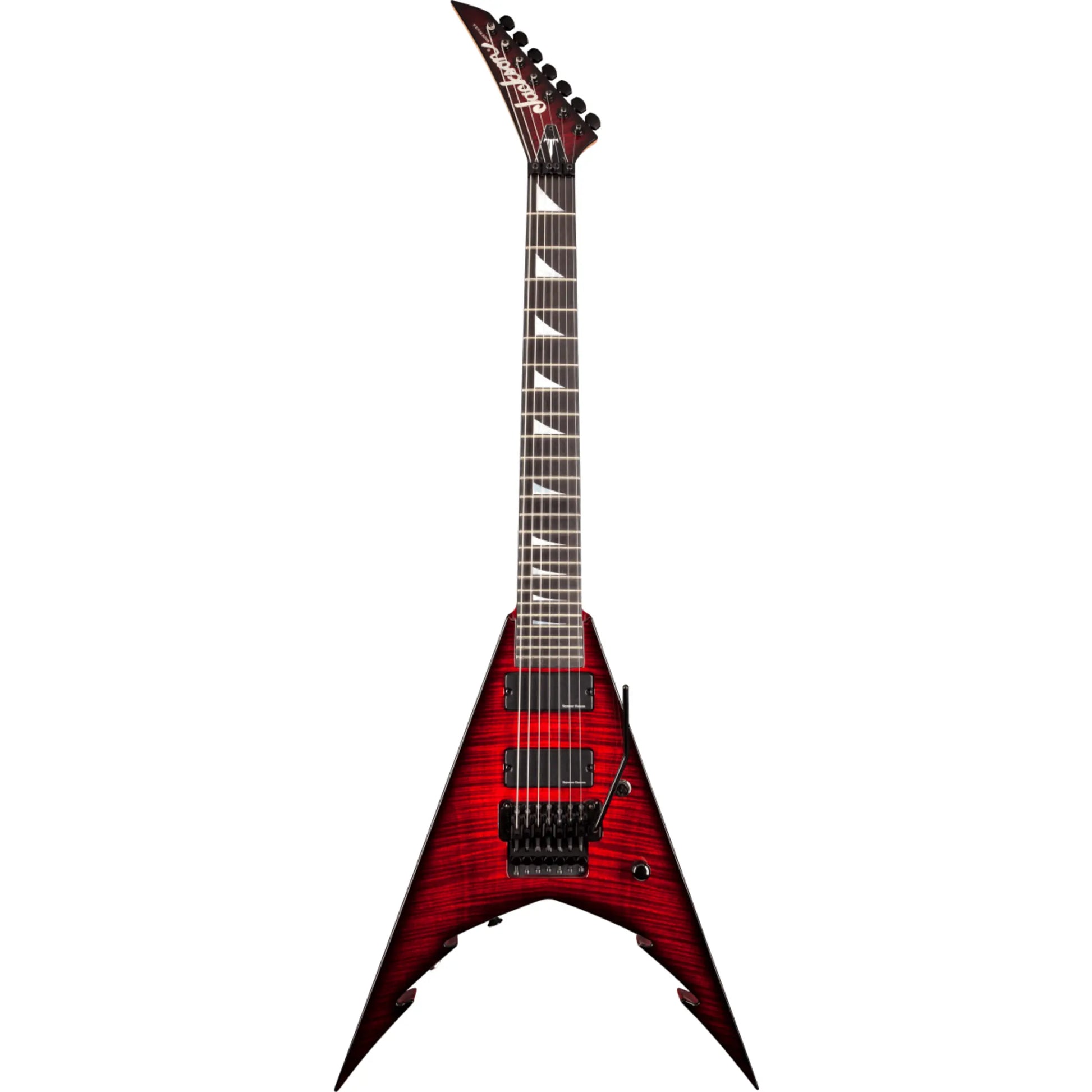 Jackson USA Signature Corey Beaulieu King V™ KV7 - Transparent Red Burst Electric Guitars Jackson Art of Guitar
