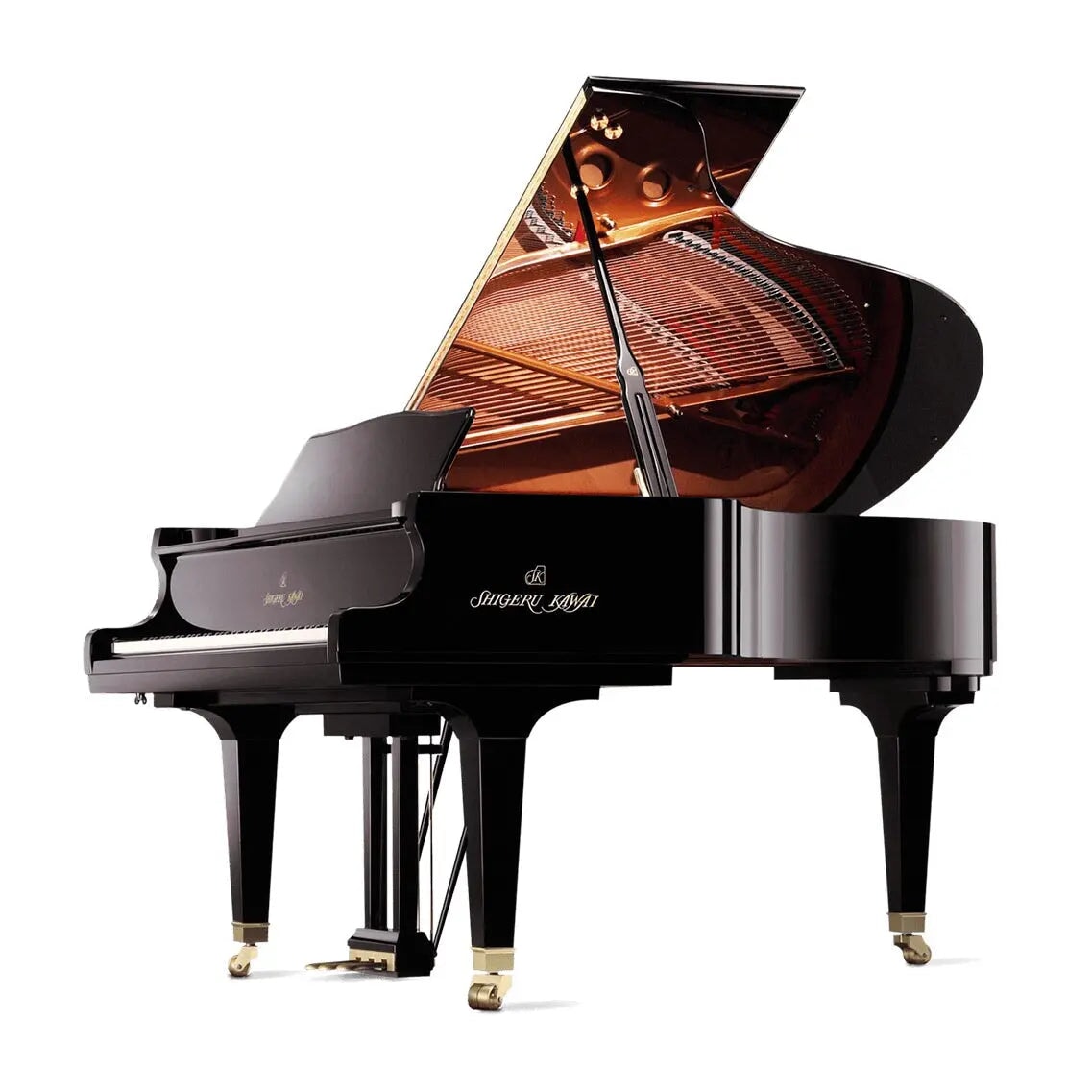 Kawai - Shigeru Kawai SK‑2 Grand Piano - Ebony Polish Acoustic Piano Kawai Art of Guitar