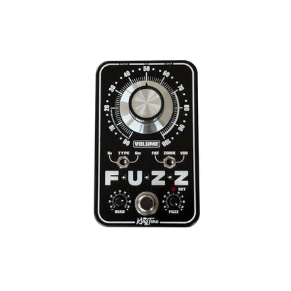 KingTone miniFUZZ V2 Black Fuzz Pedal - Silicon & Germanium Fuzz - (Re-Loved) Pedals KingTone Art of Guitar