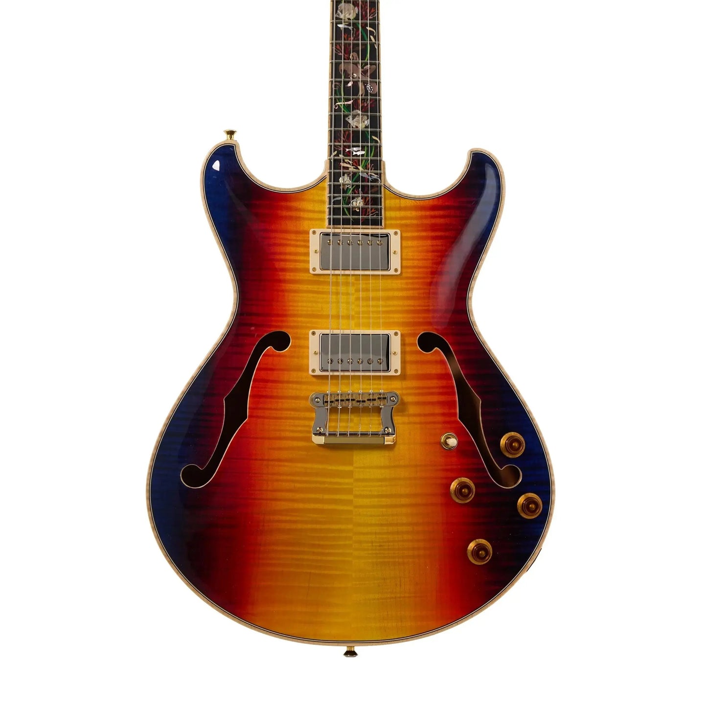 Knaggs Influence Sheyenne ROL Pacific SunriseBurst Electric Guitars Knaggs Art of Guitar