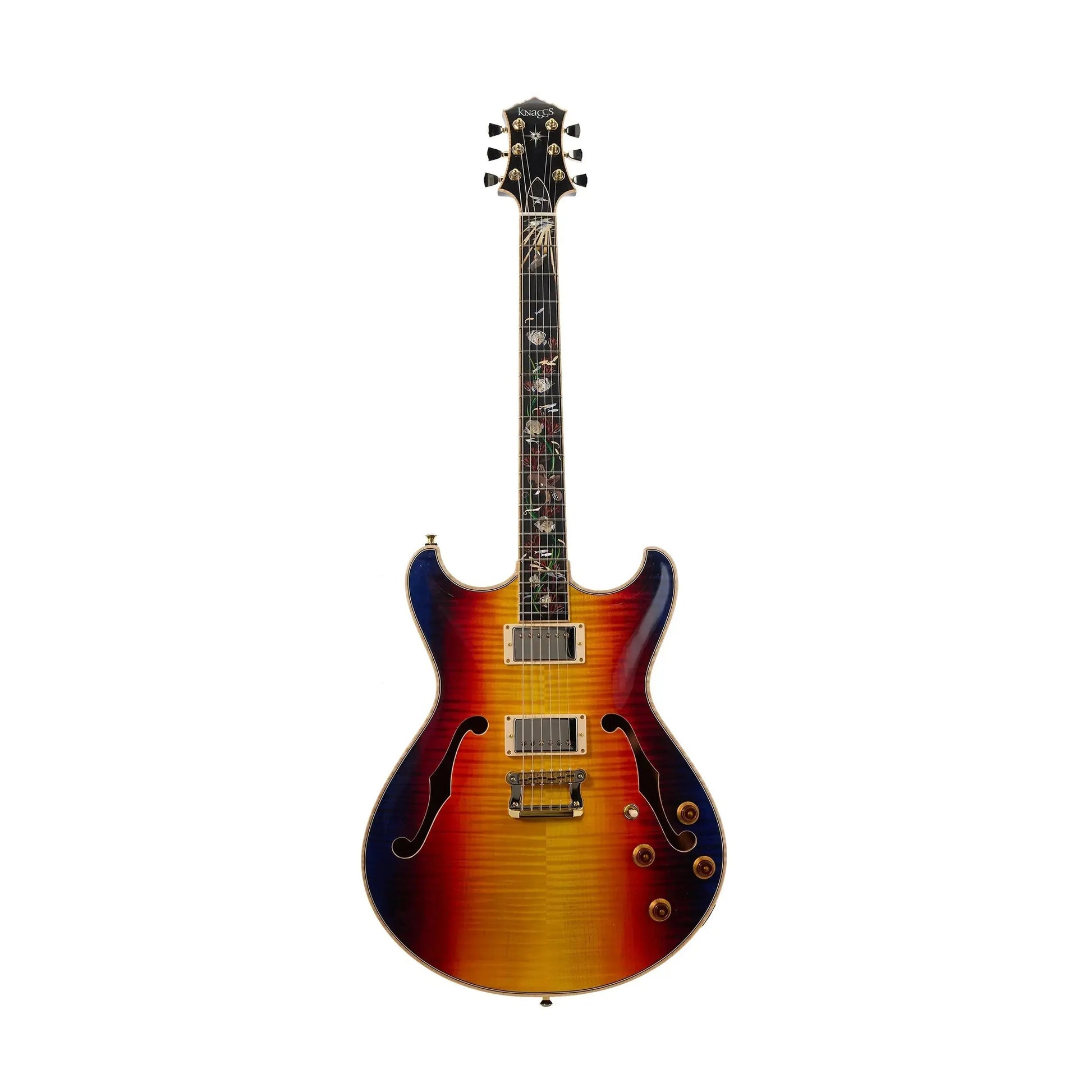 Knaggs Influence Sheyenne ROL Pacific SunriseBurst Electric Guitars Knaggs Art of Guitar