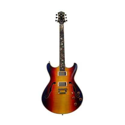Knaggs Influence Sheyenne ROL Pacific SunriseBurst Electric Guitars Knaggs Art of Guitar