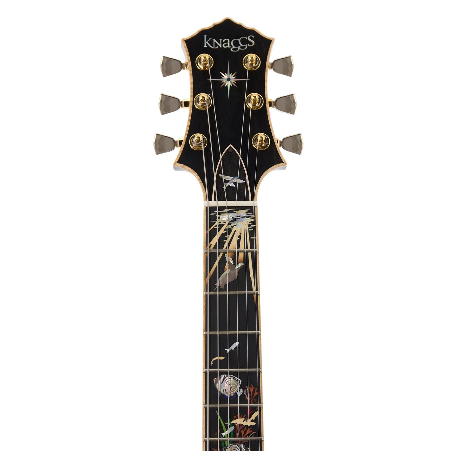 Knaggs Influence Sheyenne ROL Pacific SunriseBurst Electric Guitars Knaggs Art of Guitar