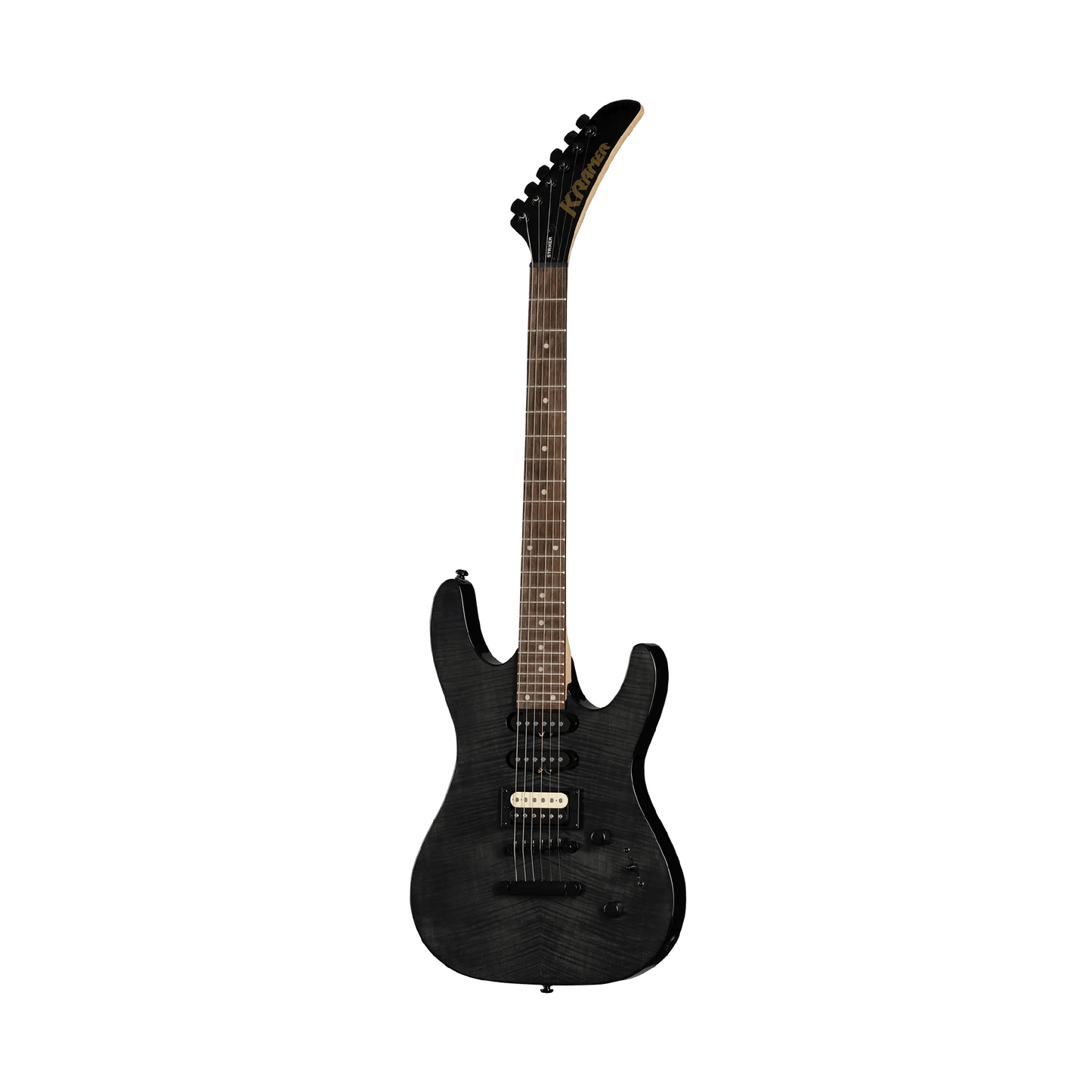Kramer Striker Figured HSS Transparent Black Electric Guitar Electric Guitars Kramer Art of Guitar